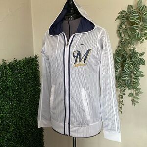 Nike Milwaukee Brewers Jacket Sz Sm